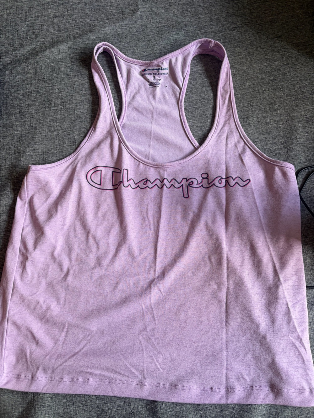 Champion Lavender Racerback Athletic Tank Top